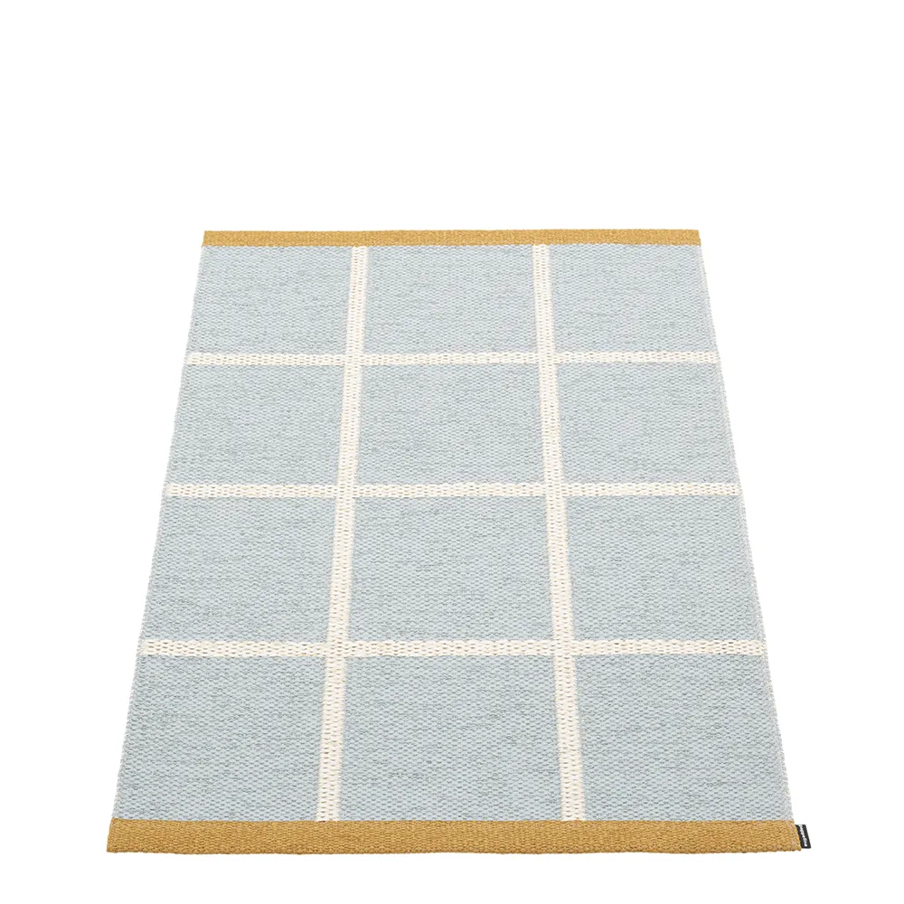 Woven Rug Criss Pop Blue Fog