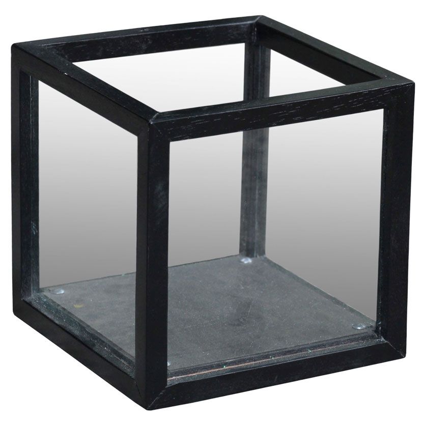 Candle Lantern Black 20X20 Low
