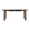 Comfort Circle Dining table with extension Dark Oak