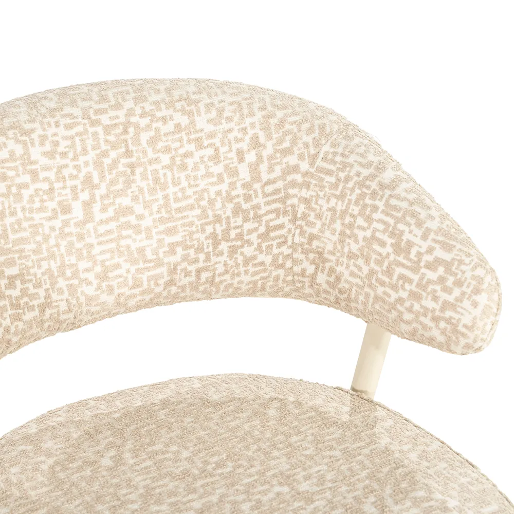 Dining Chair Miso Taupe with armrest