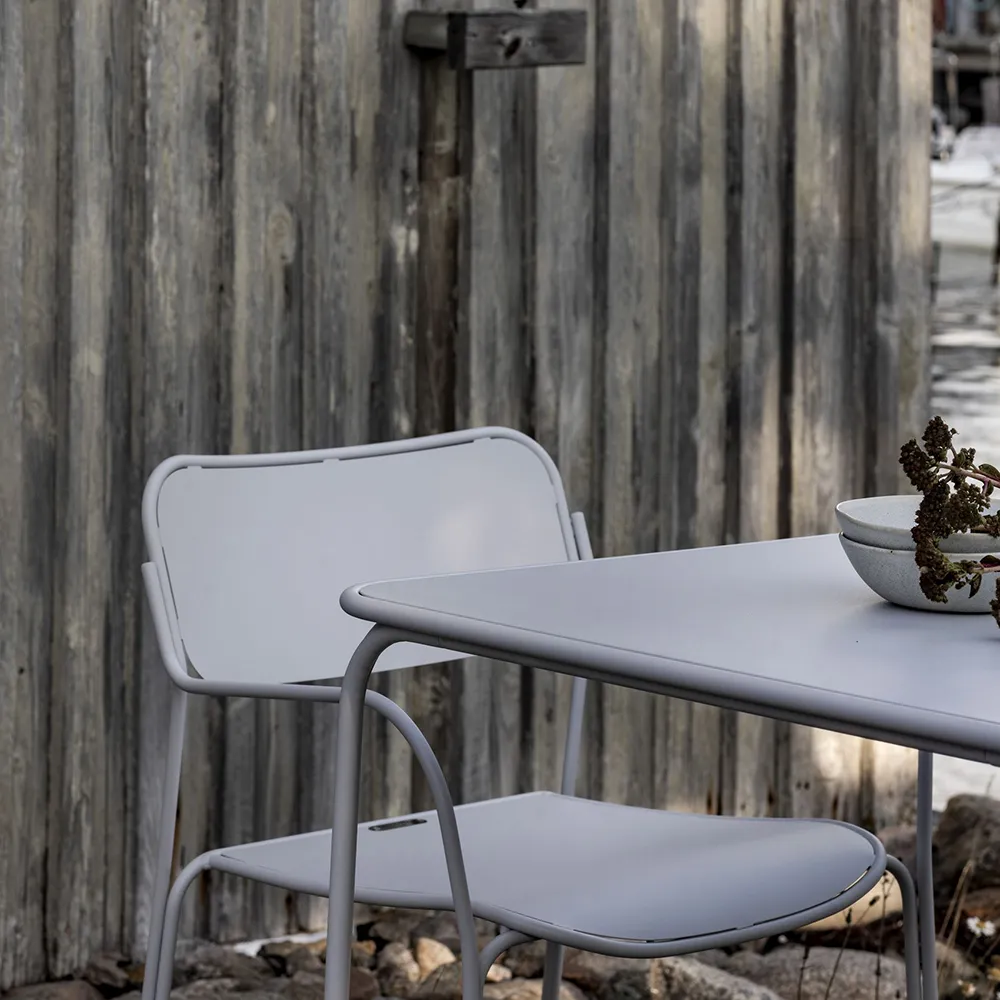 Libelle dining table 70x70 cm Grey