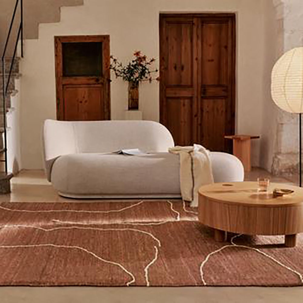 Olles Storage Table - Ø80 - Natural Oak Veneer