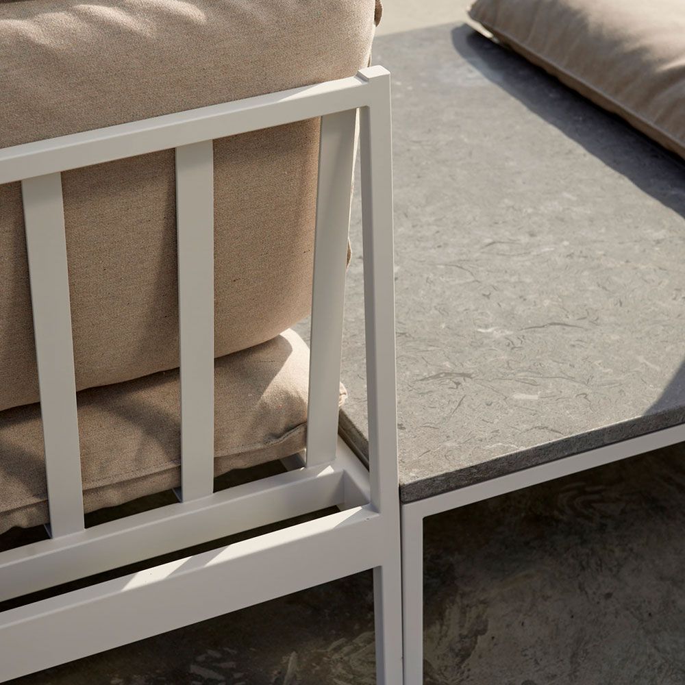 Bonan Corner piece / End Light grey excl. cushions