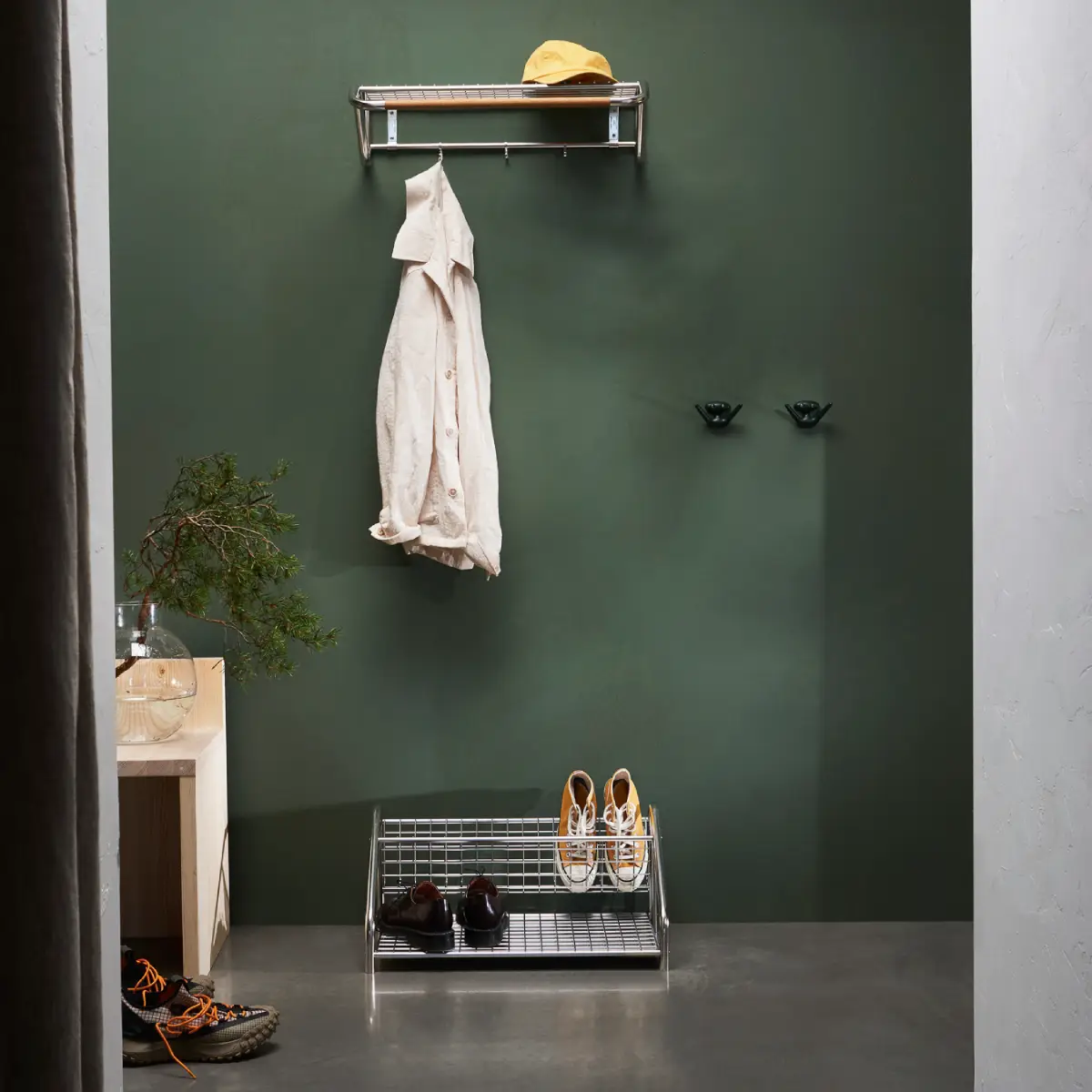 Funk Shoe shelf 61 cm Rostfritt stål Rostfritt Stål