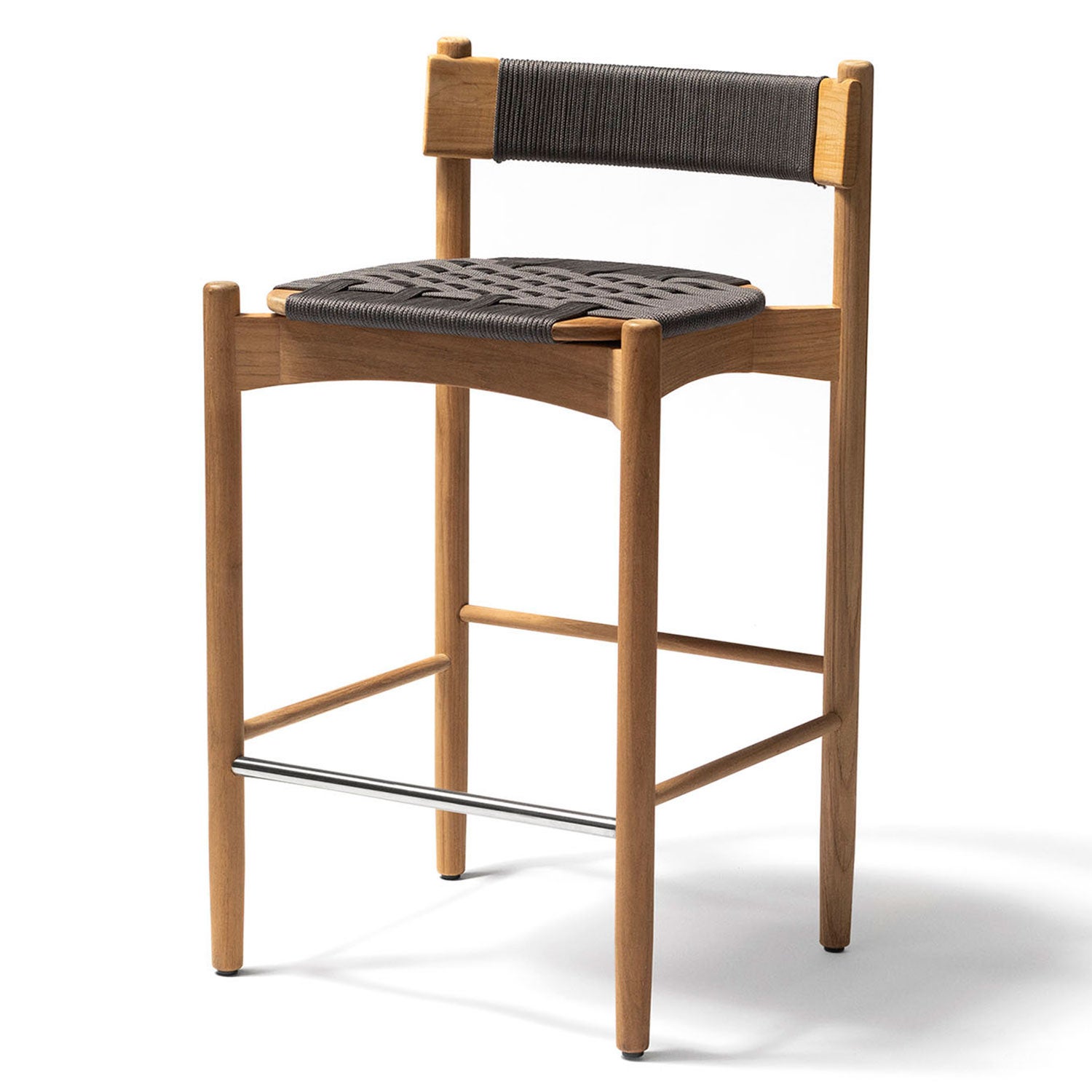 Koster teak bar stool