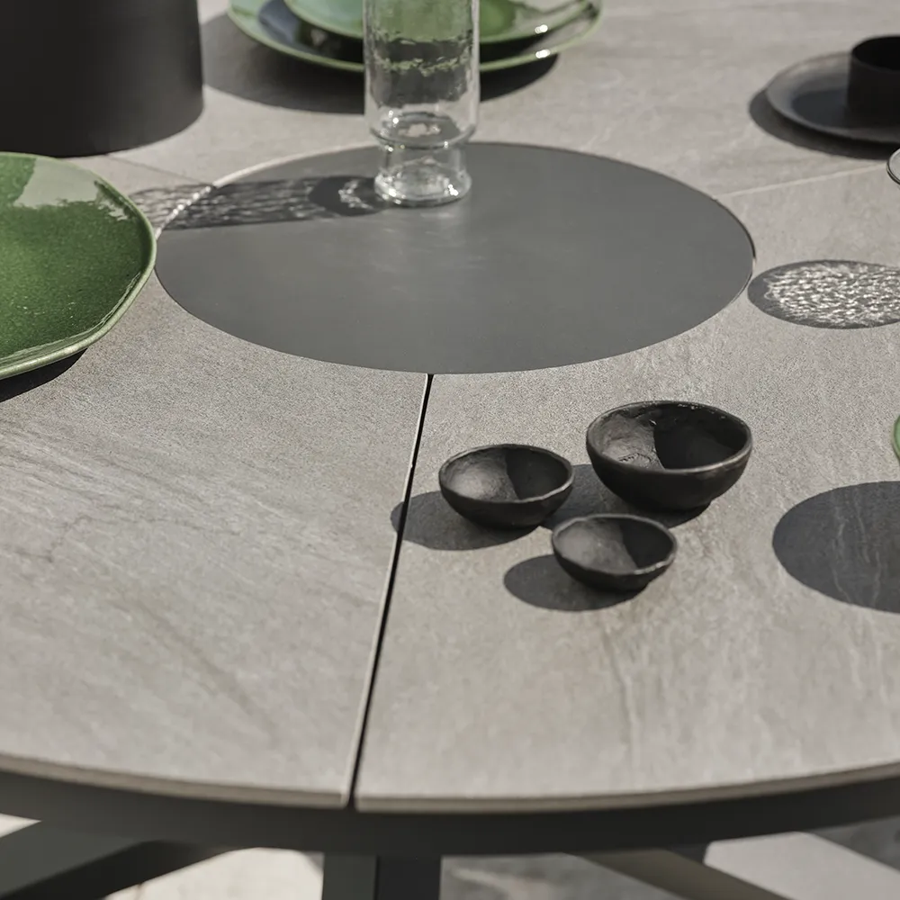 Kenora dining table 130 cm anthracite