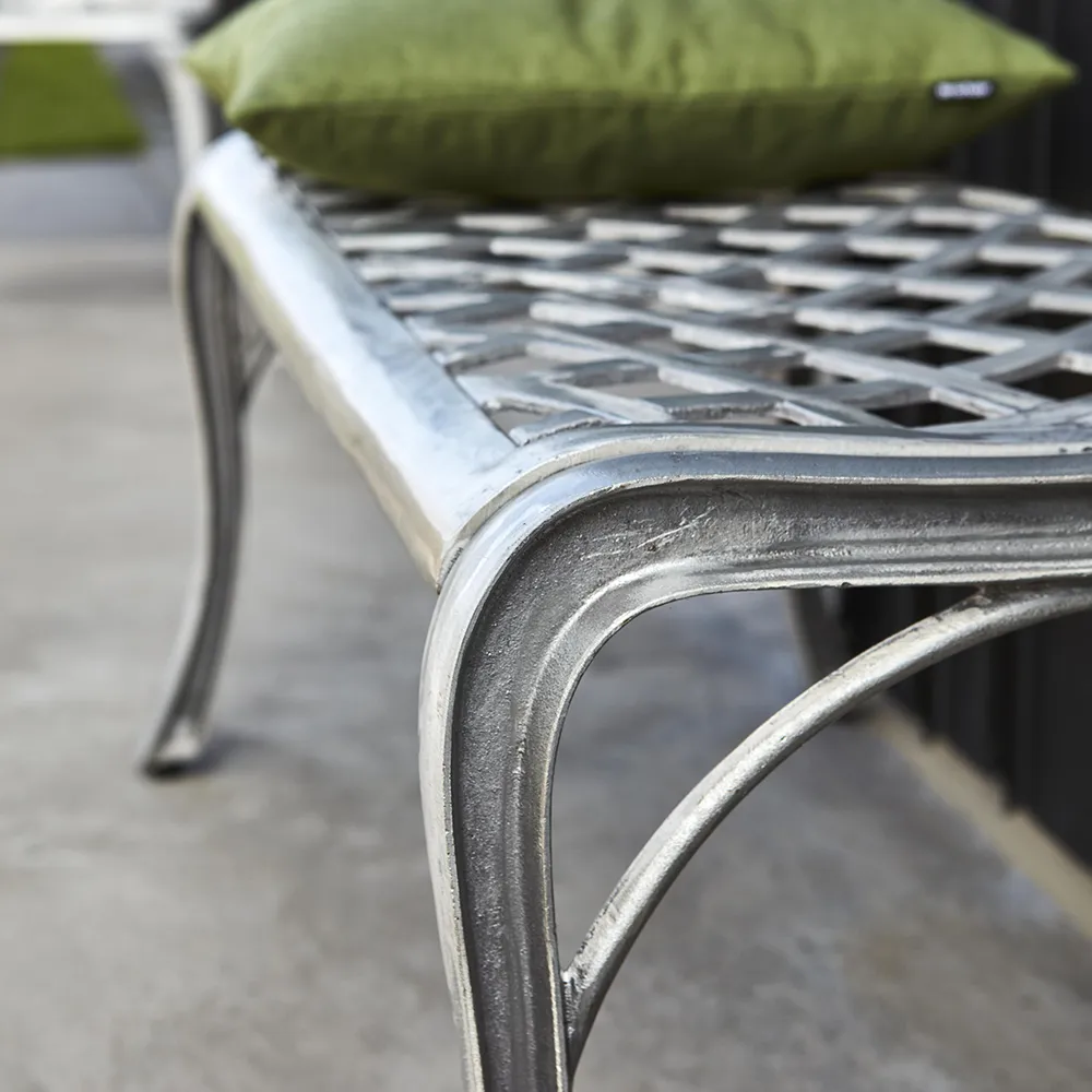 Arras bench 54x101 cm Aluminium