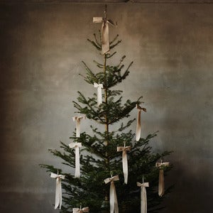 Handmade Christmas Decorations Bow 2 pcs