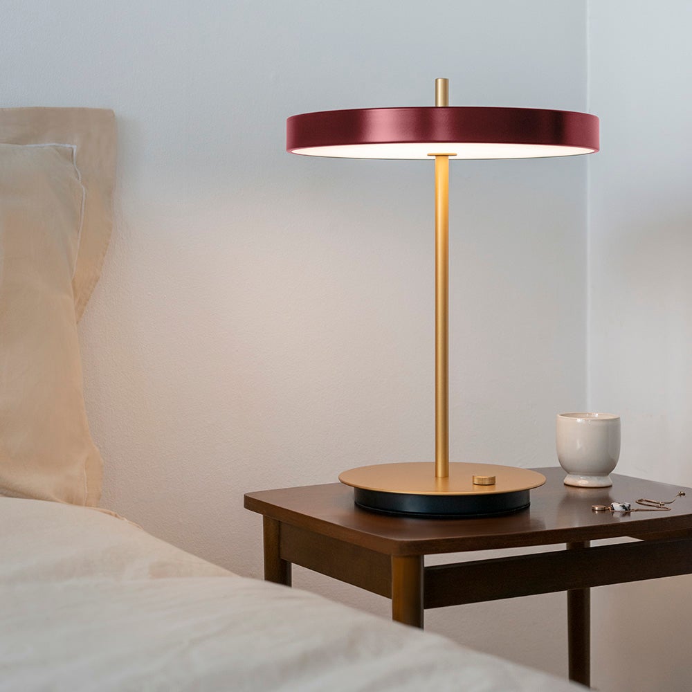Asteria table Lamp Ø31 cm Ruby Red