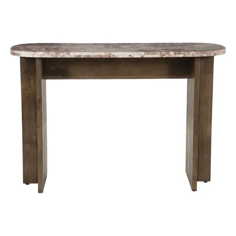 Console table Haussmann 120x45x80 cm Mango Wood & Marble Pink
