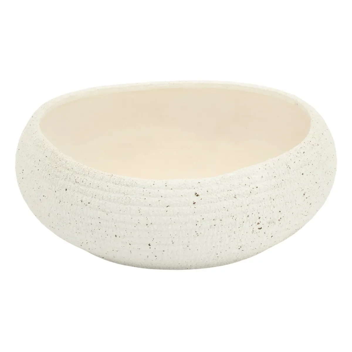 Grava Bowl 26,5x26,5x9,5 cm Earthenware Off white