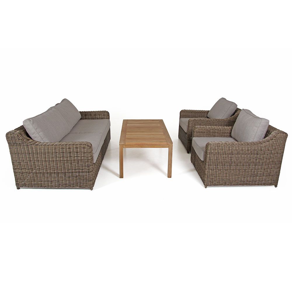 Glendon sofa rustic rattan