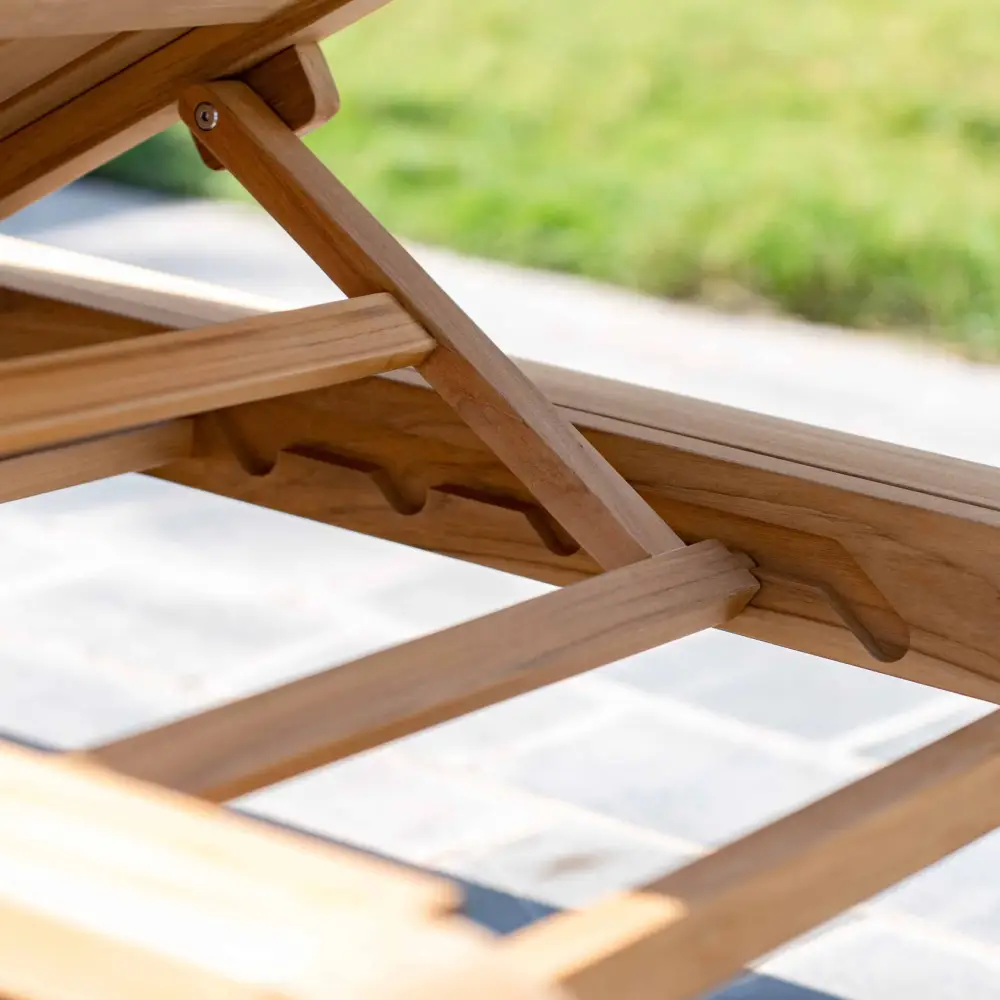 Bålamöllan sun lounger incl. cushion black