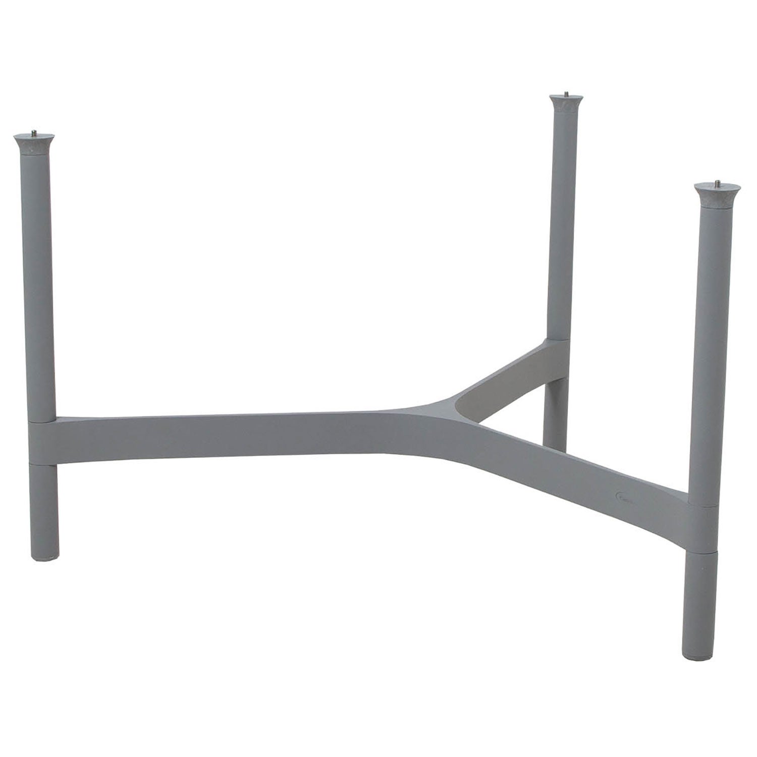 Twist Coffee Table Base Large Light Grey Alu.