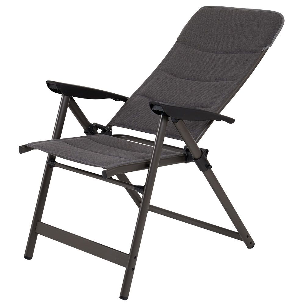 Croquet camping chair anthracite/grey
