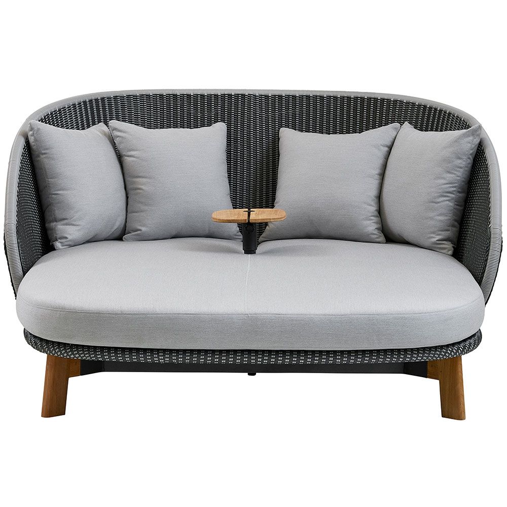 Peacock Sunbed Grey Incl. Cushions