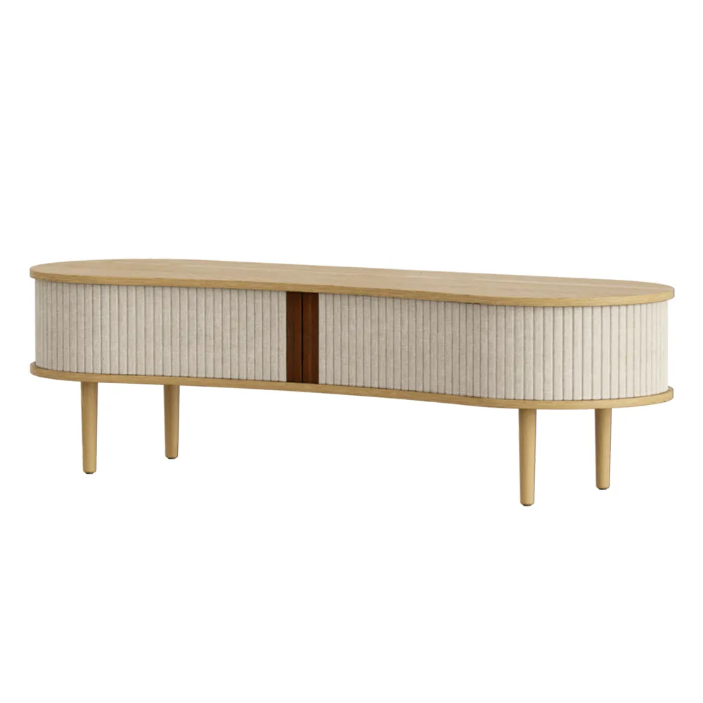 Audacious TV stand Oak/White Sands