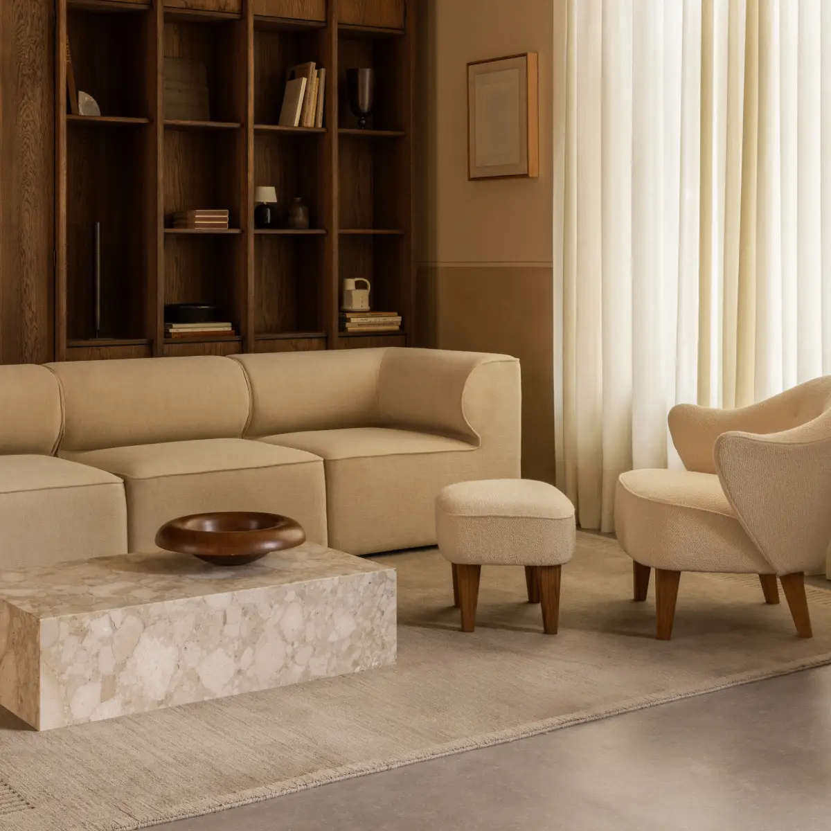 Duomo Rug 200 x 300 cm - Limestone, Beige