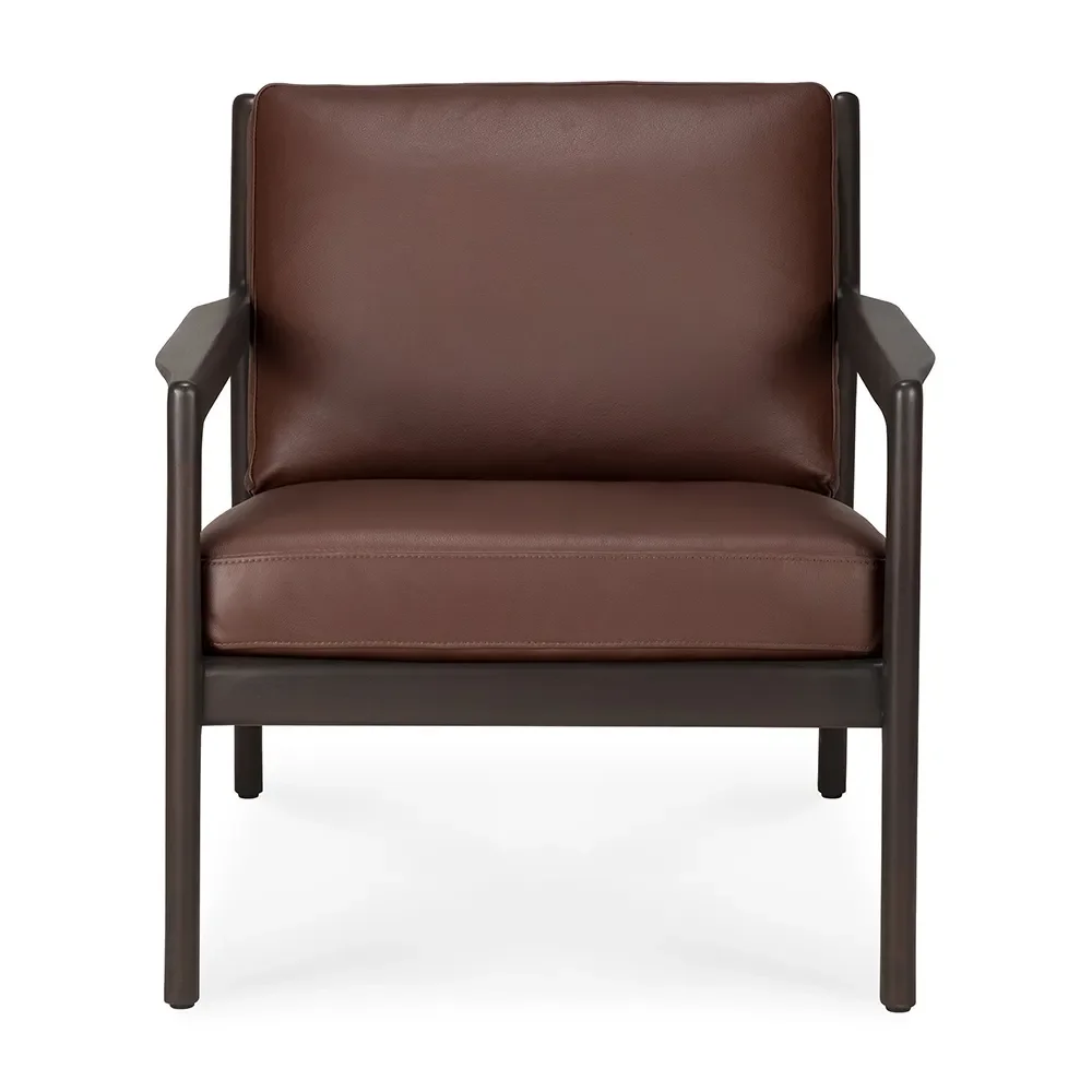 Jack Armchair Burgundy leather