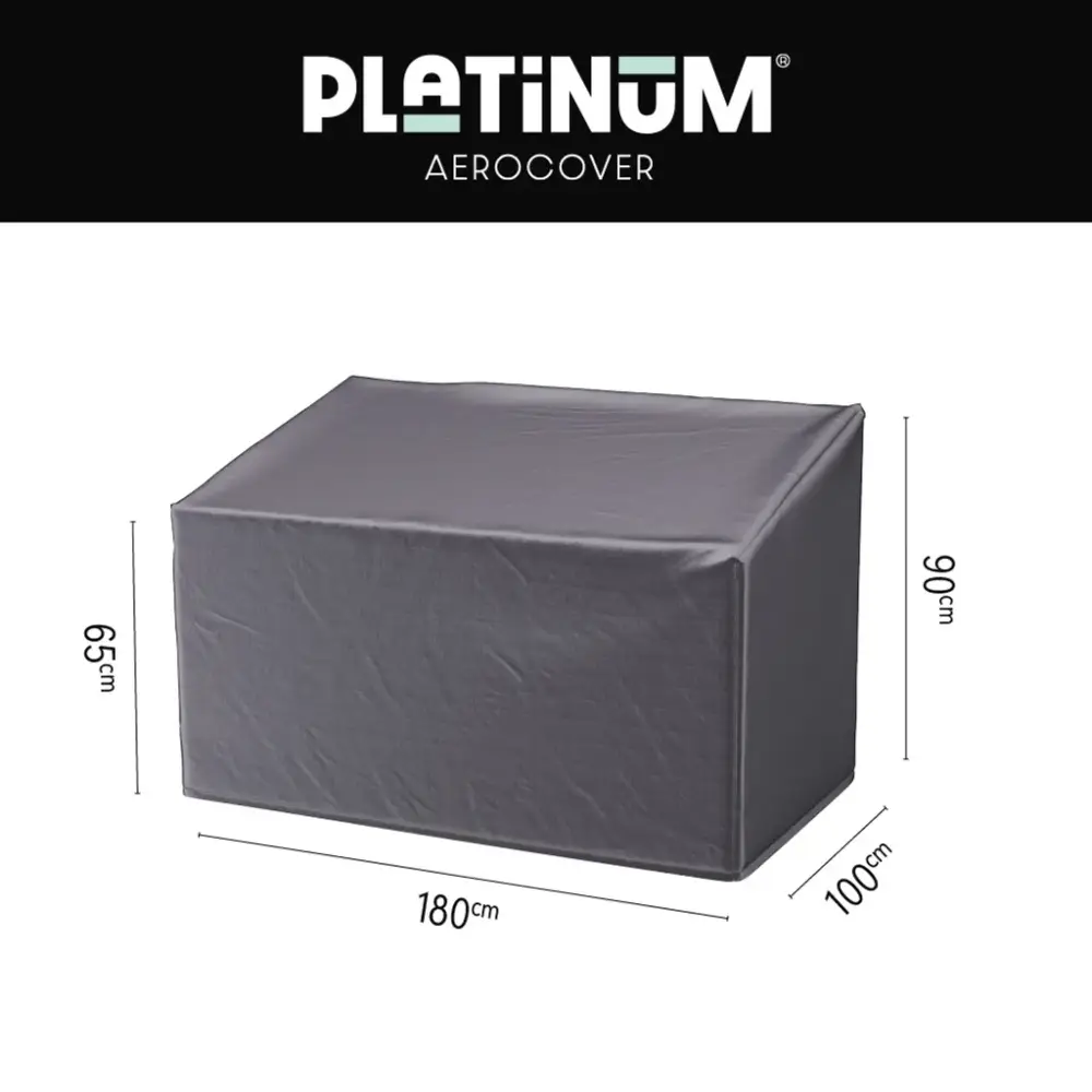 Lounge bench cover HB 180x100xH65/90 Aerocover Anthracite