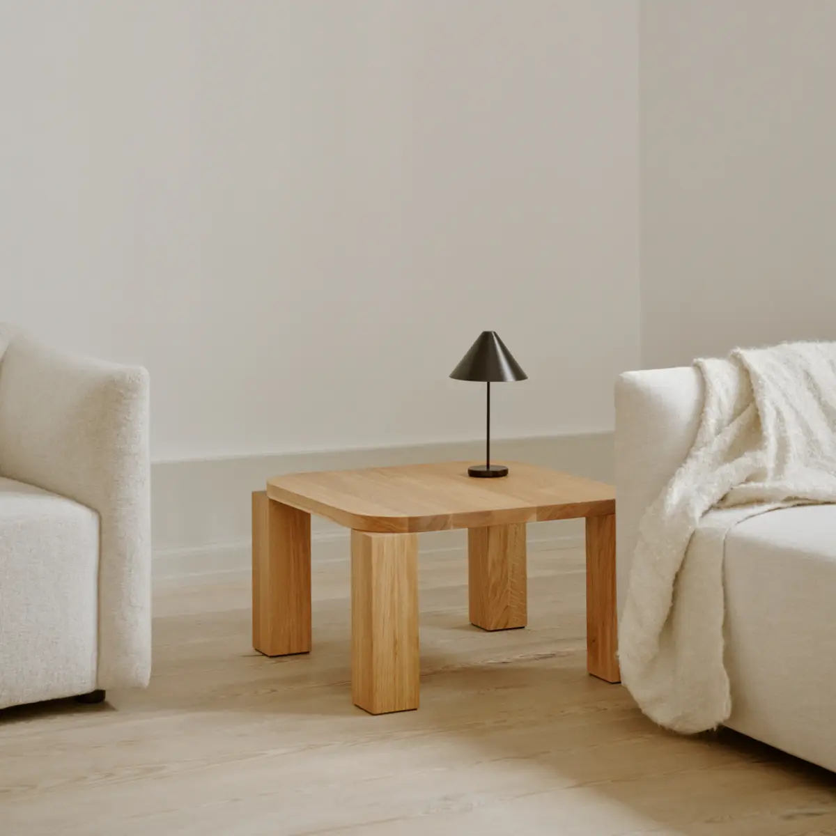 Atlas Coffee Table 60x60 Natural Oak