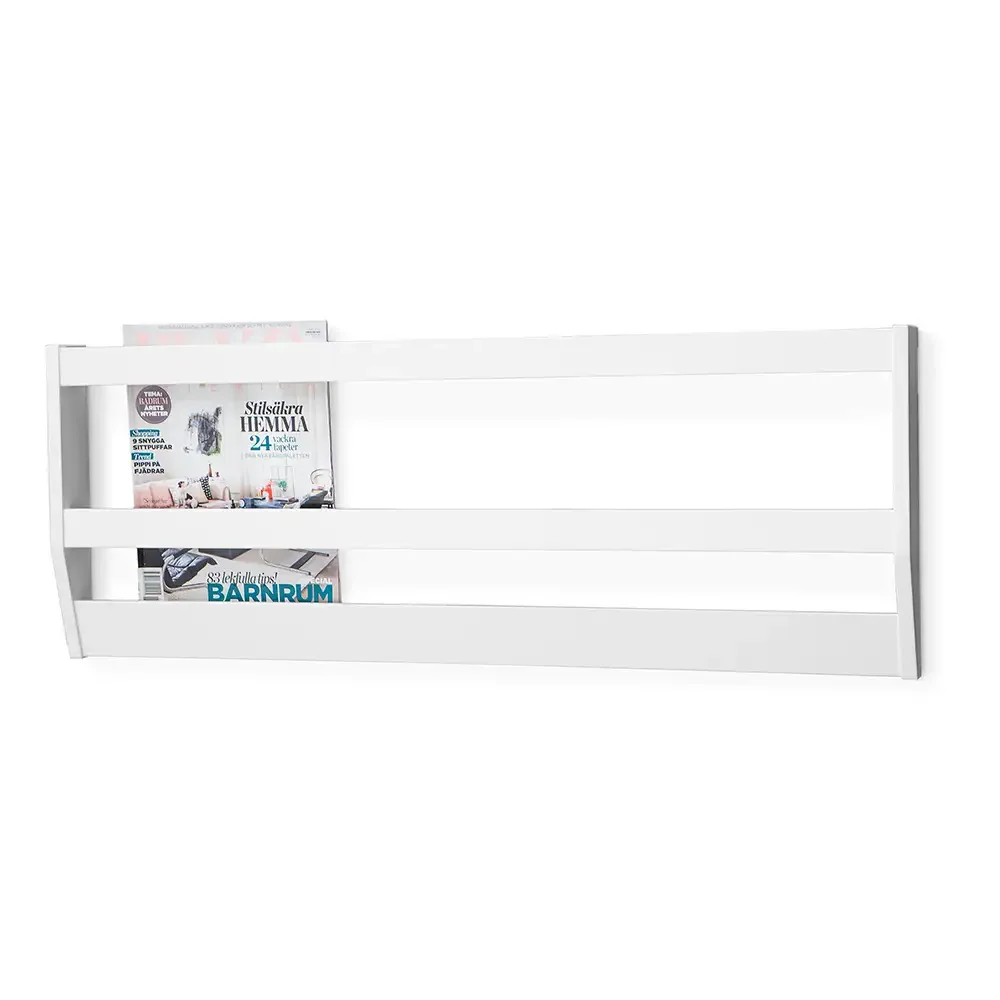 Klinte Newspaper shelf white
