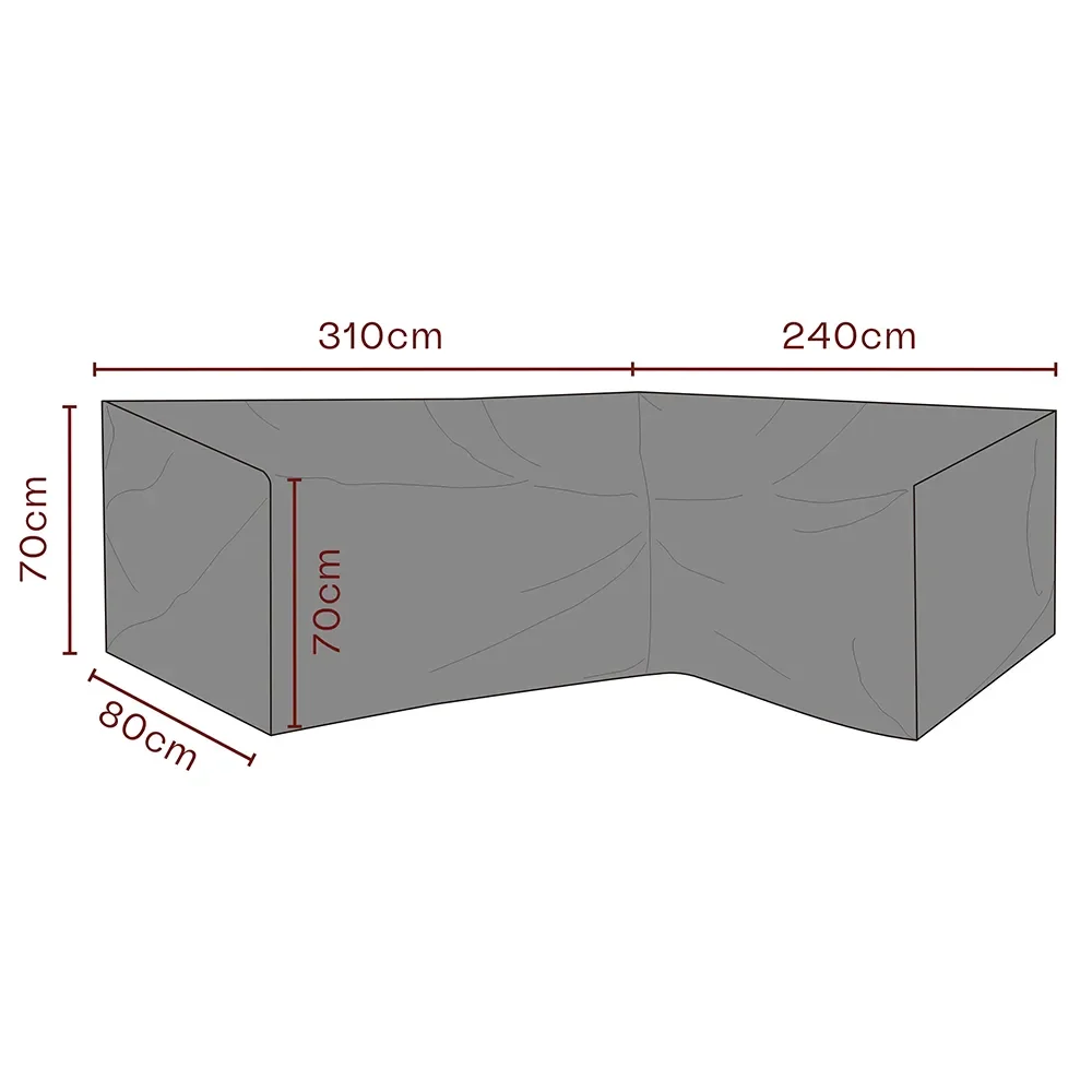 Furniture cover corner sofa 240/310x70x80 cm Premium