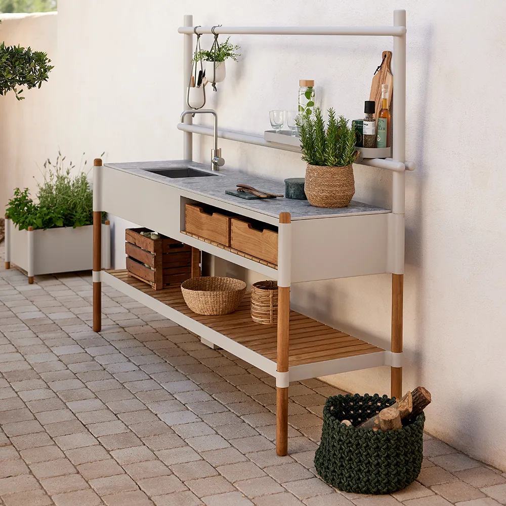 Sticks wall system Sand