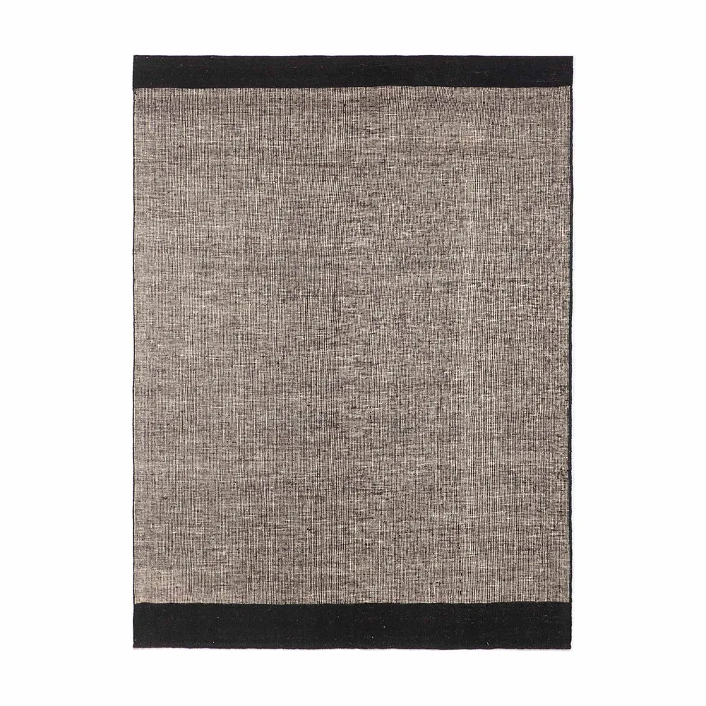 Dots kilim Rug 200x300 Black