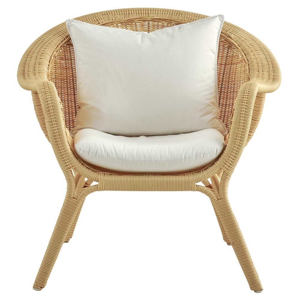 Armchair Madame outdoor rattan Natural