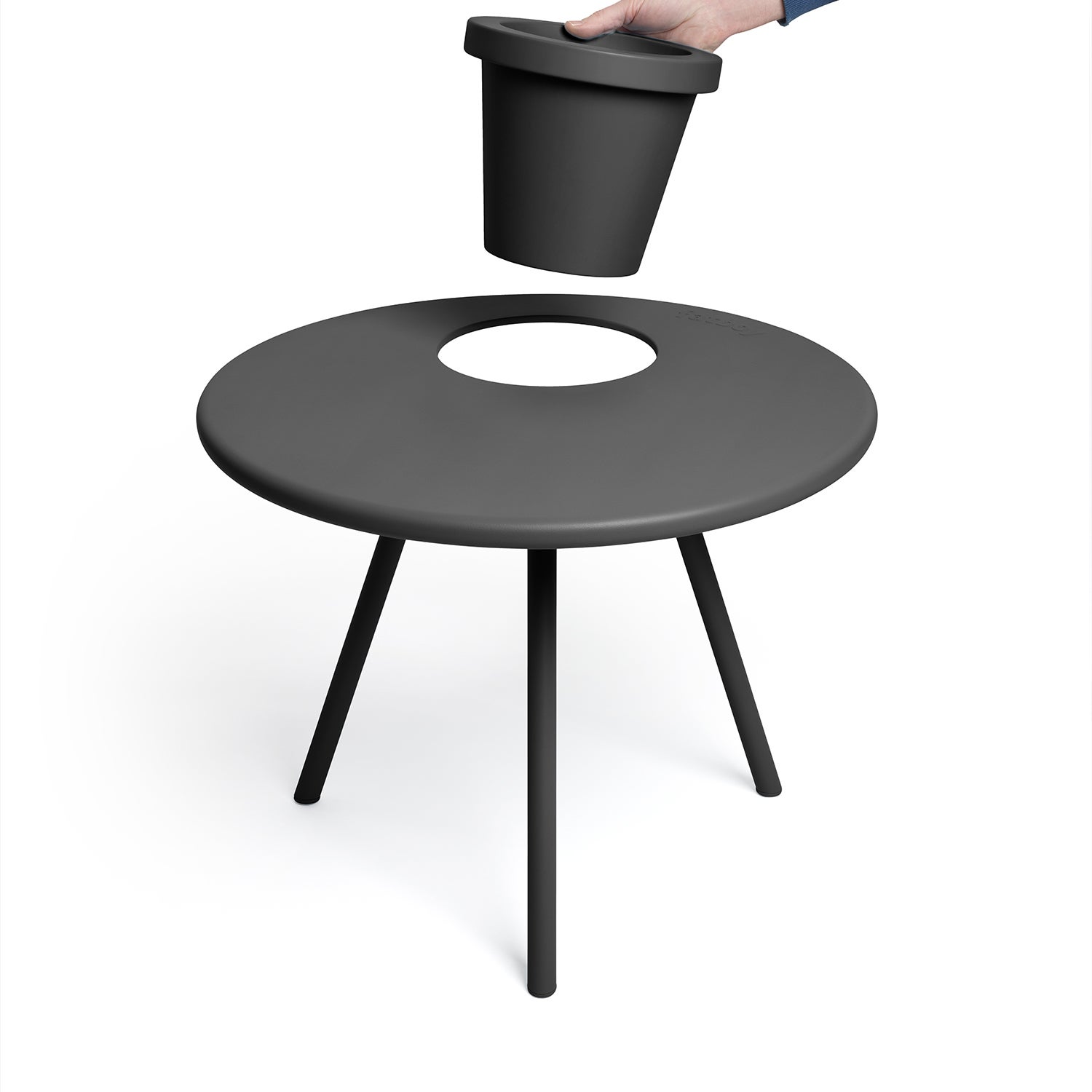 Bakkes side table anthracite