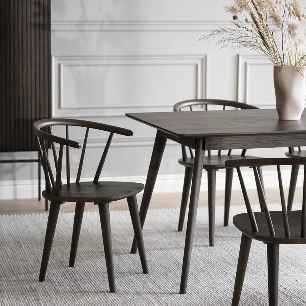 Carmen dining chair brown