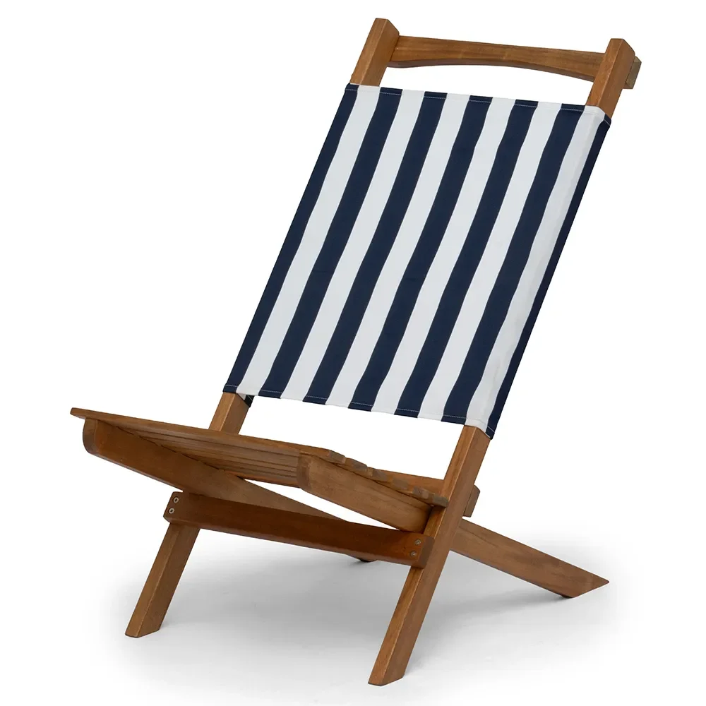 Mölle Sun lounger Blue/White