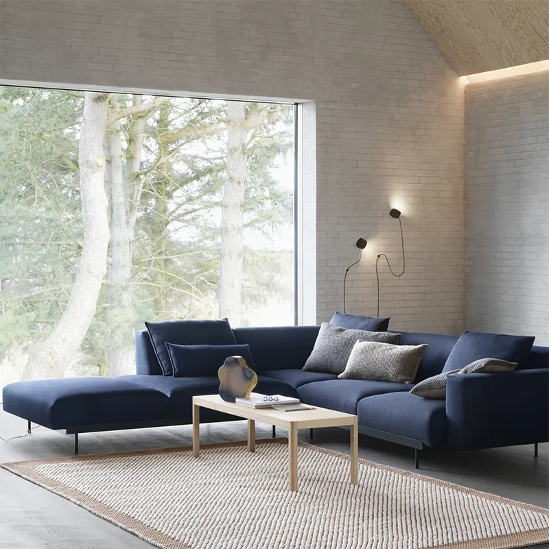 Workshop Coffee Table 43 x 120 cm - Oak Veneer Oak