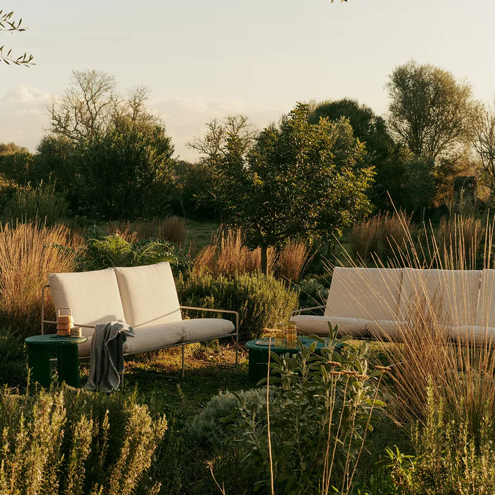 Desert 2-seater sofa Cashmere/Off-white