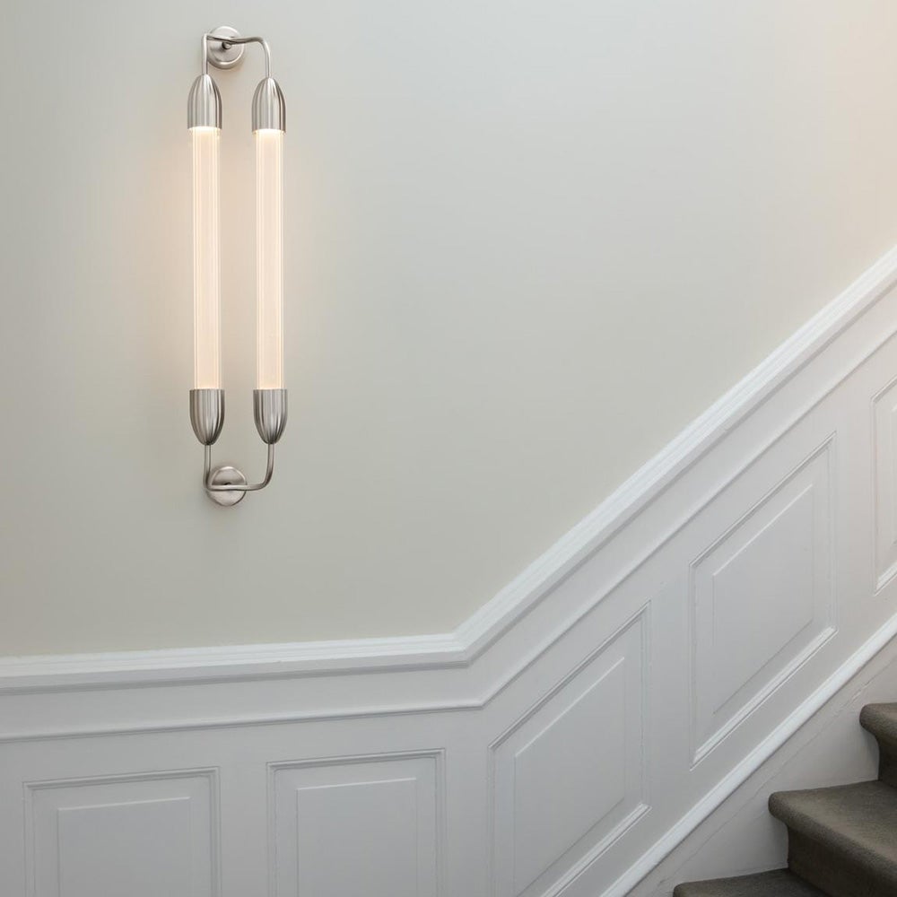 Lemon Squeeze Wall Lamp Double 94cm Steel