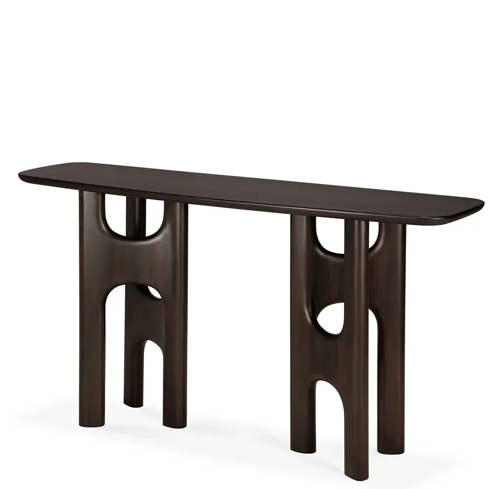 Console Table Flow Rose Brown