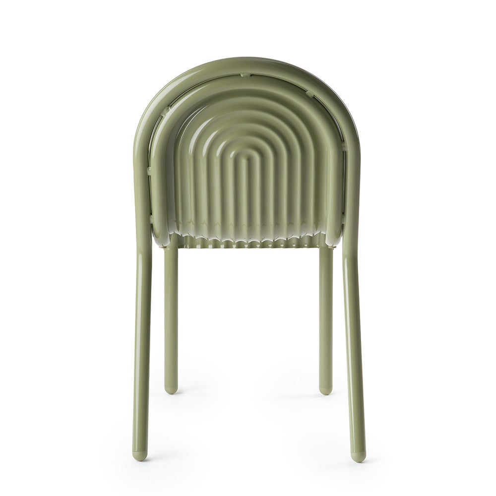 Groove Side Chair Moss