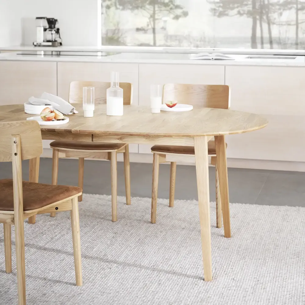 Filippa oval dining table 170-210x105 cm oak
