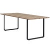 70/70 Dining table 225x90 cm Sapele Mahogany/Anthracite Black