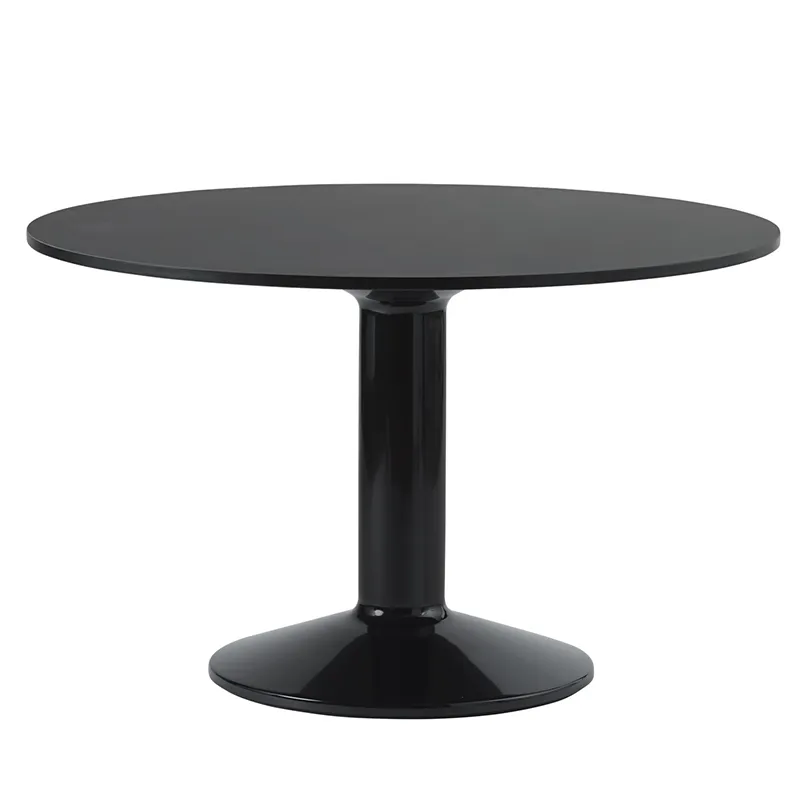 Midst dining table 120 cm - Black Linoleum Black