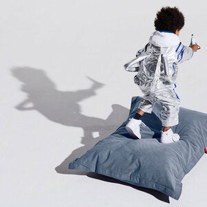 Junior Beanbag Stonewashed Taupe
