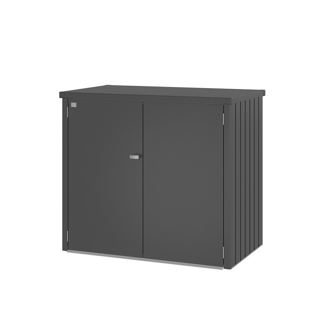 Alex Duo box for waste bin - metallic dark grey