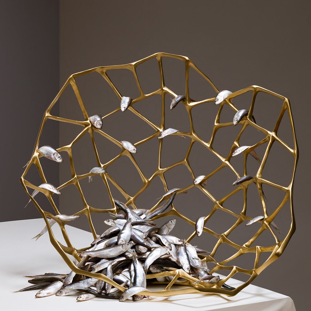 Bone Bowl Extra Large Brass