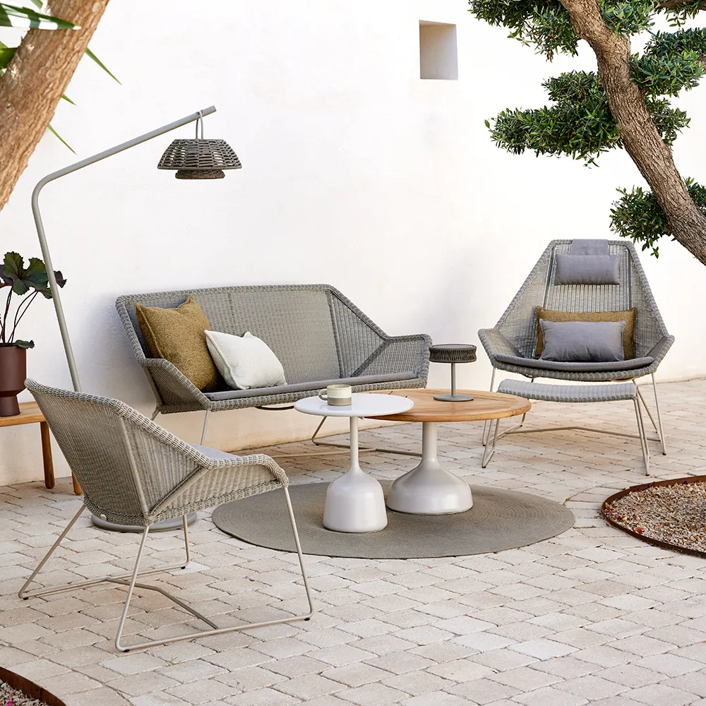 Breeze lounge armchair Taupe