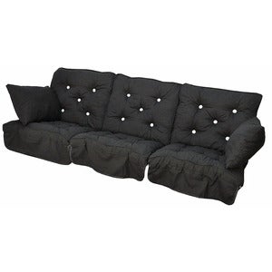 Swing sofa Set Low Back Black 