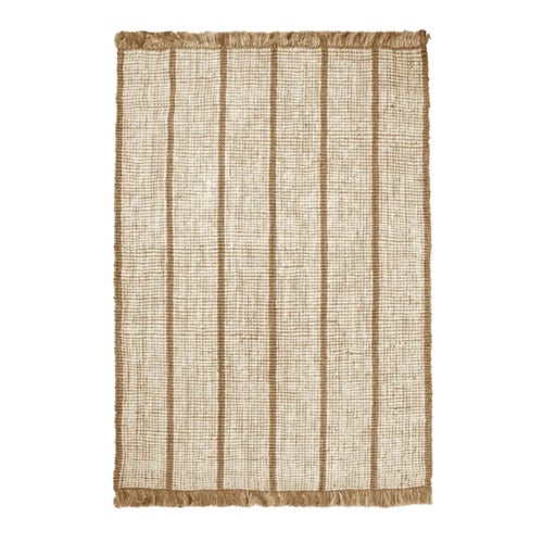 Athens Handwoven Jute Rug 170x240 cm - Natural/Off-white