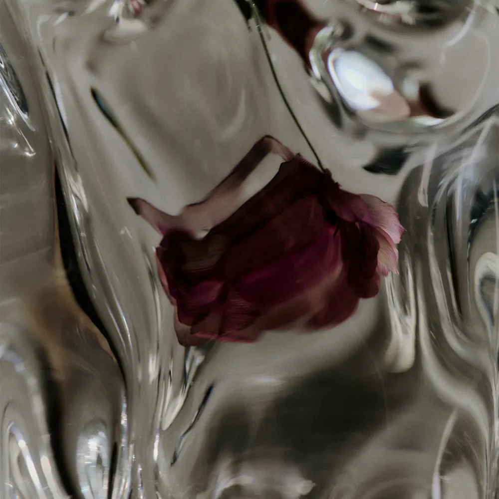 Mouth-Blown Vase Virelle H 18 cm