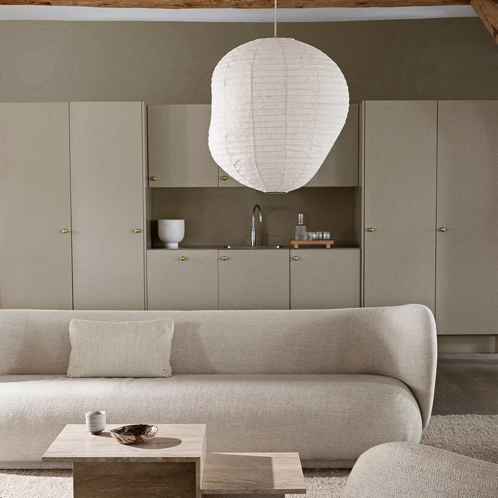 Kurbis Lampshade 80 cm Natural