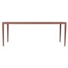 Bigby dining table 90x195 cm Zin Red